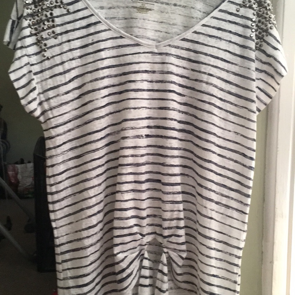 Lane Bryant striped shirt . Size 14/16. Ladies .
